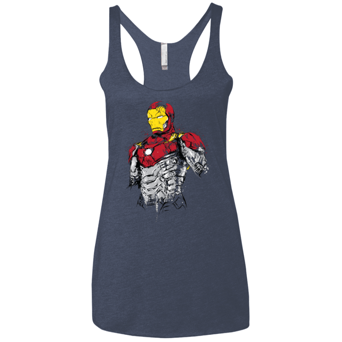 T-Shirts Vintage Navy / X-Small Ironman - Mark XLVII Armor Women's Triblend Racerback Tank