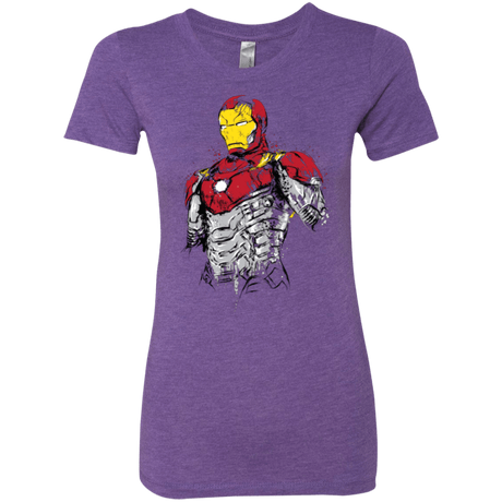 T-Shirts Purple Rush / S Ironman - Mark XLVII Armor Women's Triblend T-Shirt