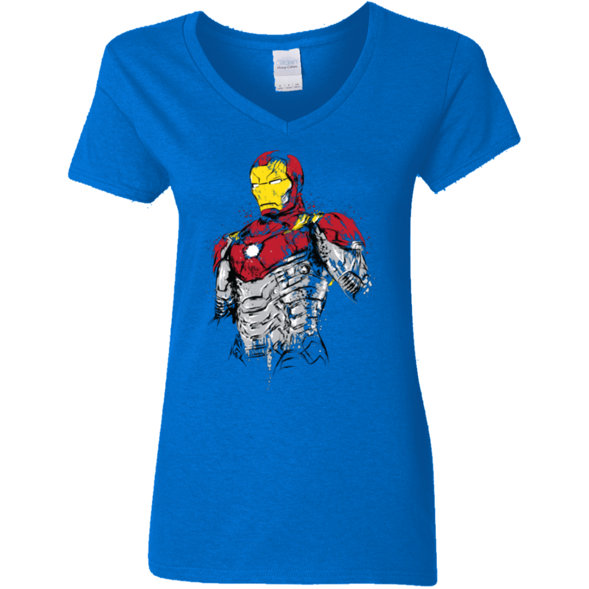 T-Shirts Royal / S Ironman - Mark XLVII Armor Women's V-Neck T-Shirt