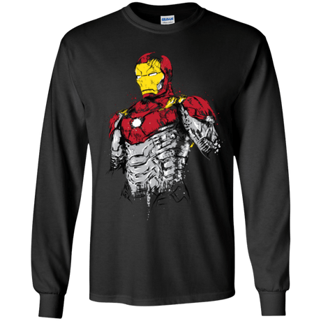 T-Shirts Black / YS Ironman - Mark XLVII Armor Youth Long Sleeve T-Shirt