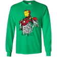 T-Shirts Irish Green / YS Ironman - Mark XLVII Armor Youth Long Sleeve T-Shirt