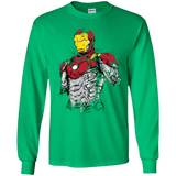 T-Shirts Irish Green / YS Ironman - Mark XLVII Armor Youth Long Sleeve T-Shirt