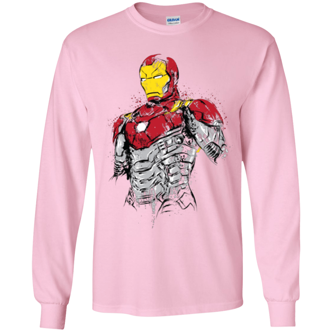 T-Shirts Light Pink / YS Ironman - Mark XLVII Armor Youth Long Sleeve T-Shirt