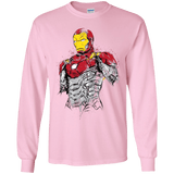 T-Shirts Light Pink / YS Ironman - Mark XLVII Armor Youth Long Sleeve T-Shirt