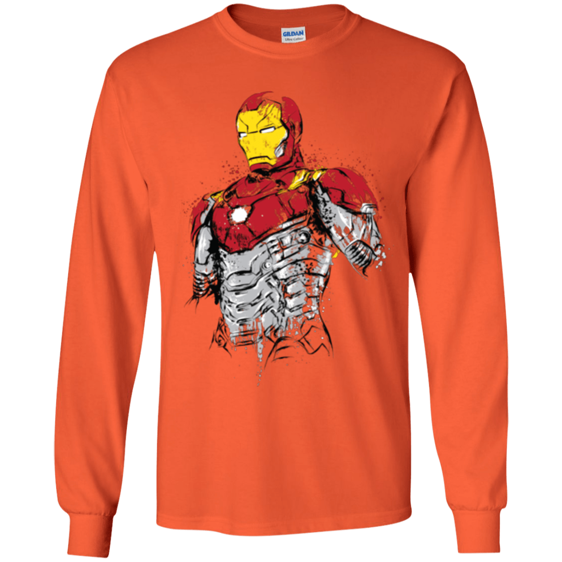 T-Shirts Orange / YS Ironman - Mark XLVII Armor Youth Long Sleeve T-Shirt