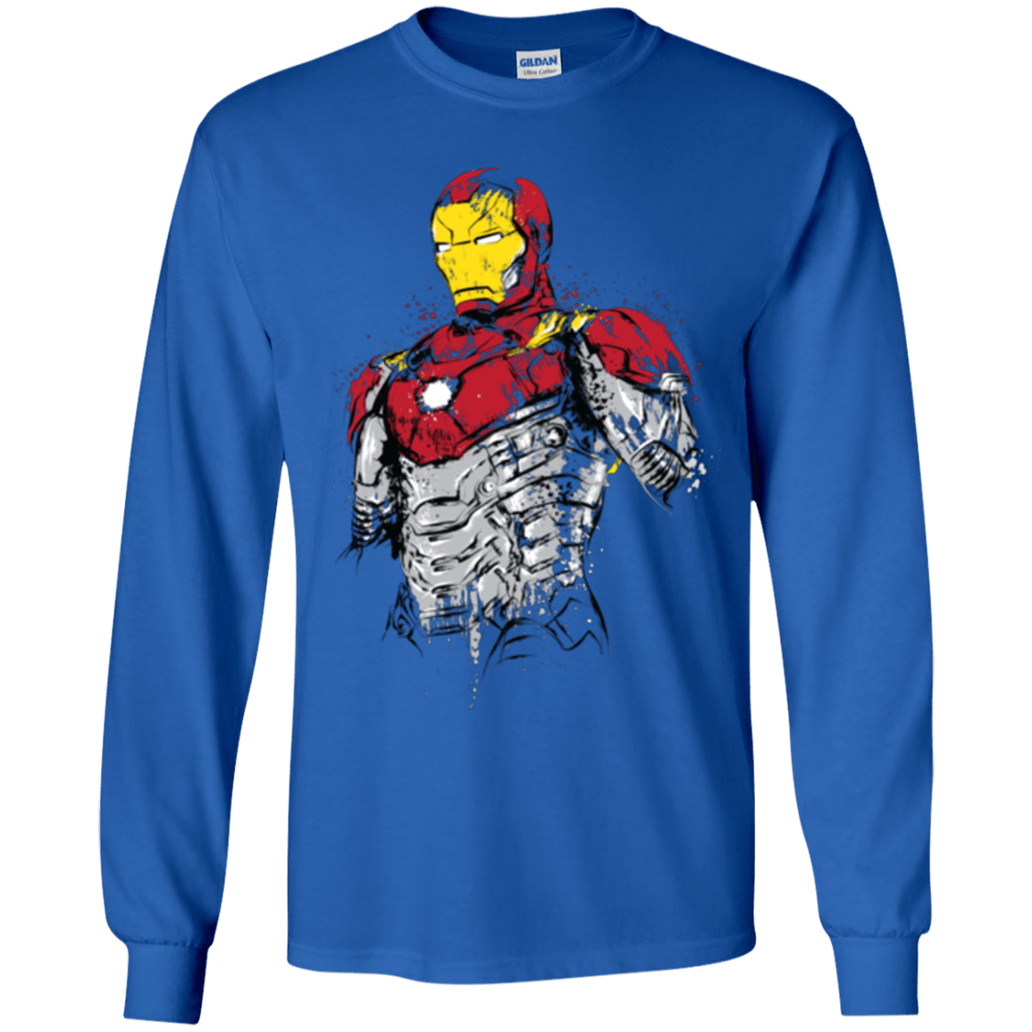 T-Shirts Royal / YS Ironman - Mark XLVII Armor Youth Long Sleeve T-Shirt