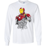 T-Shirts White / YS Ironman - Mark XLVII Armor Youth Long Sleeve T-Shirt