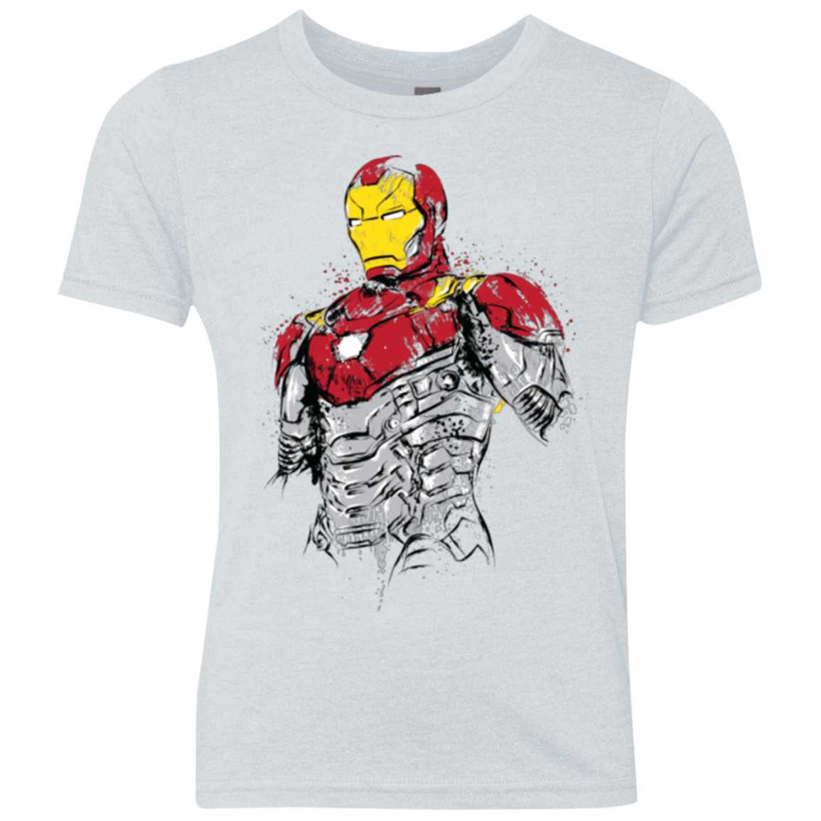 T-Shirts Heather White / YXS Ironman - Mark XLVII Armor Youth Triblend T-Shirt