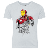 T-Shirts Heather White / YXS Ironman - Mark XLVII Armor Youth Triblend T-Shirt