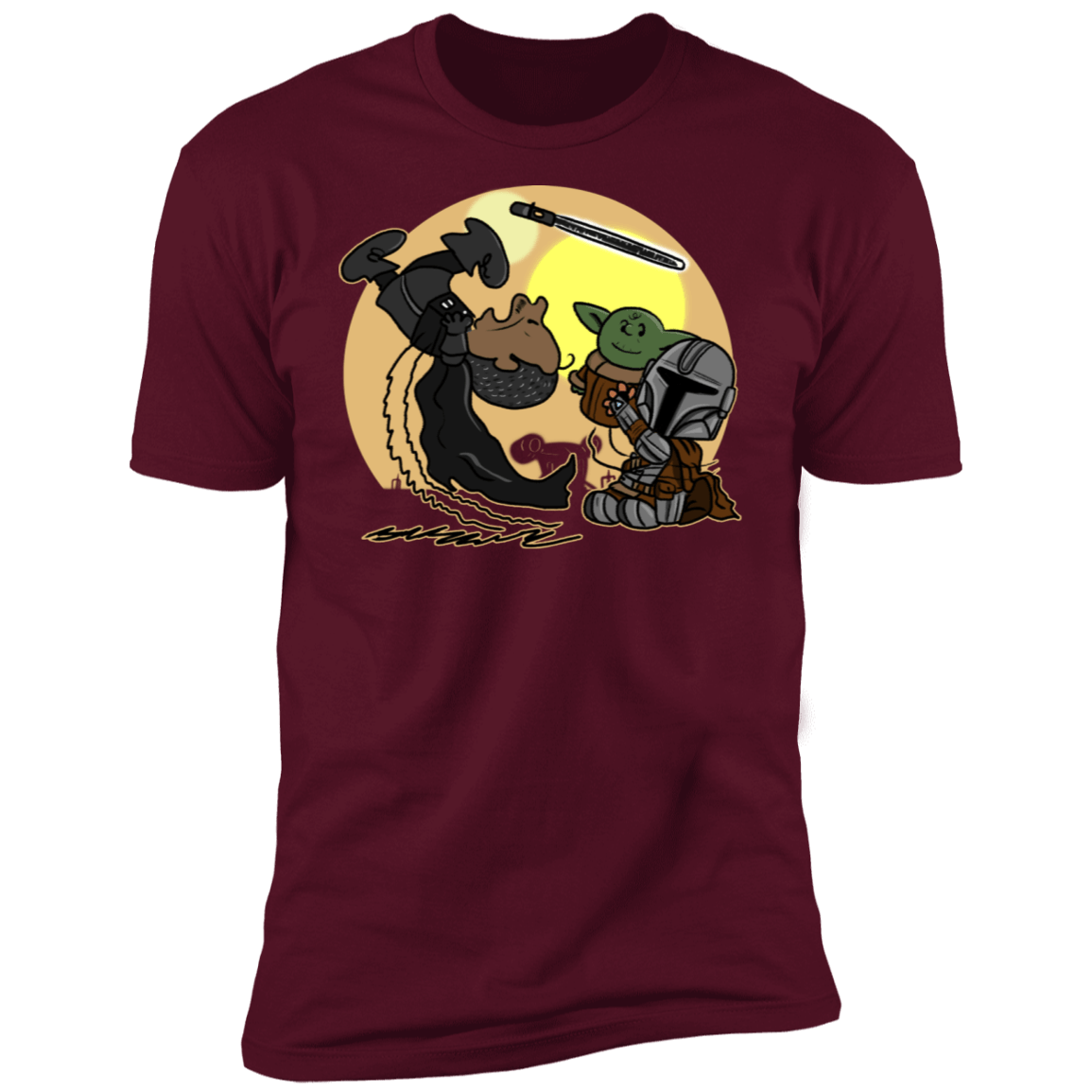 T-Shirts Maroon / S Is Mine Men's Premium T-Shirt