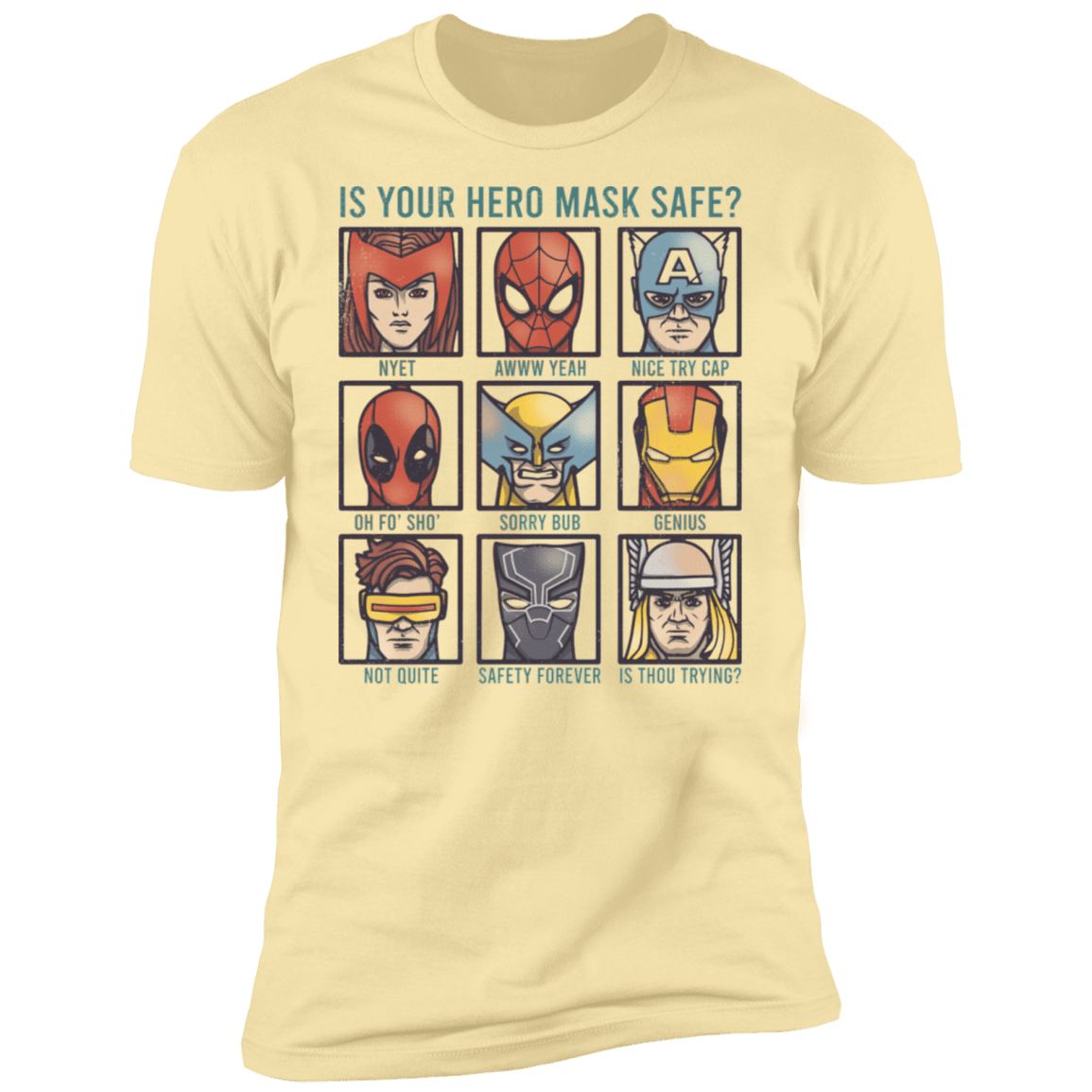 Is Your Hero Mask Safe Men's Premium T-Shirt