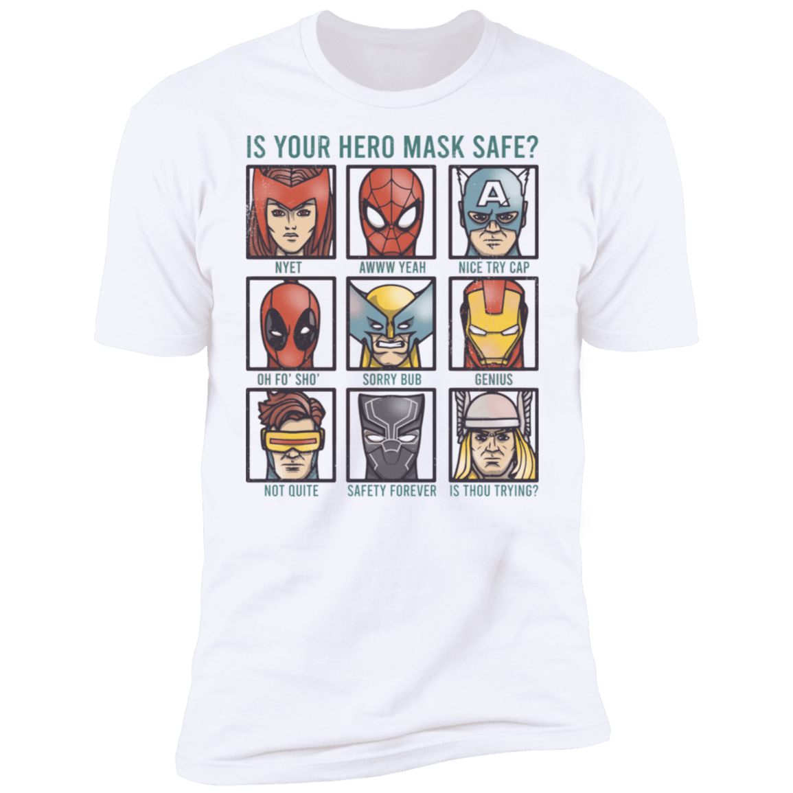 Is Your Hero Mask Safe Men's Premium T-Shirt