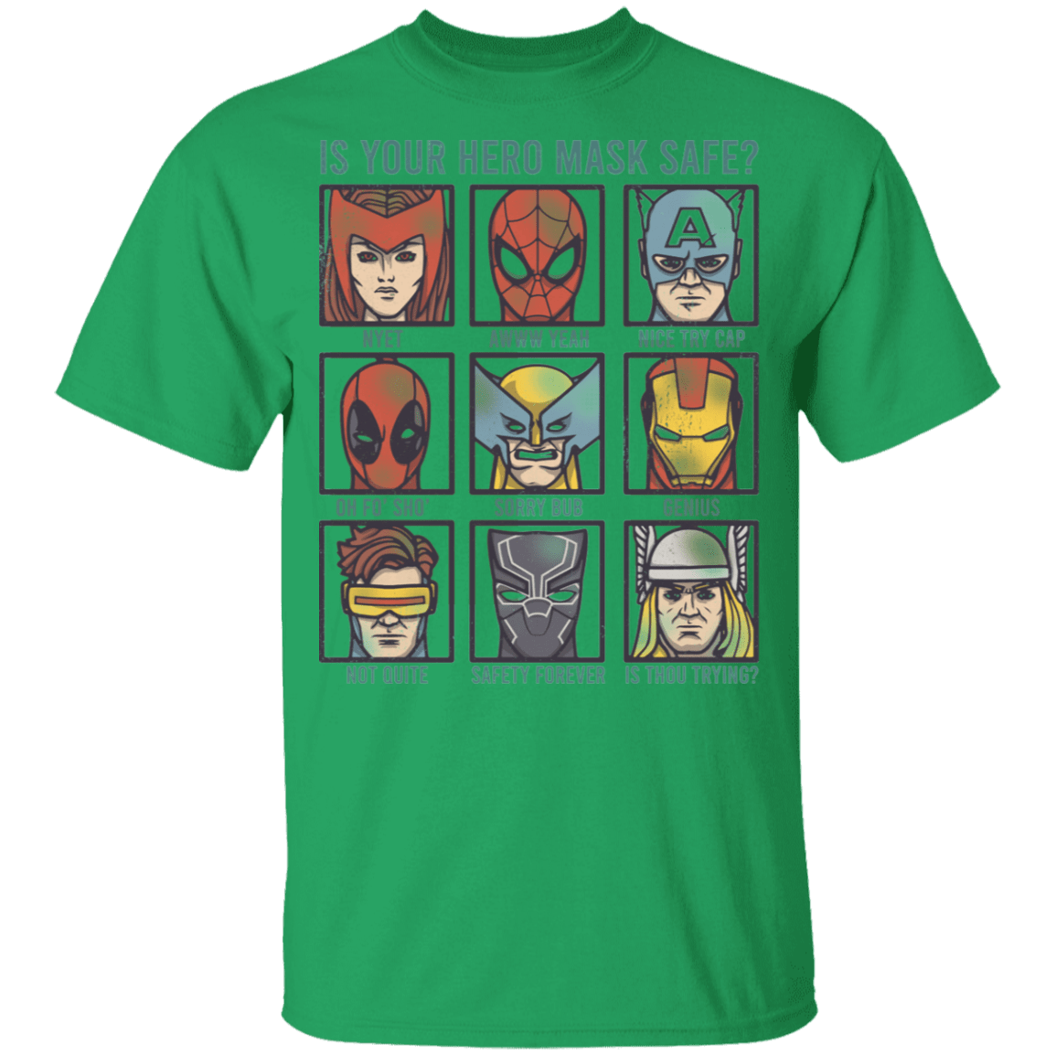 Is Your Hero Mask Safe Youth T-Shirt