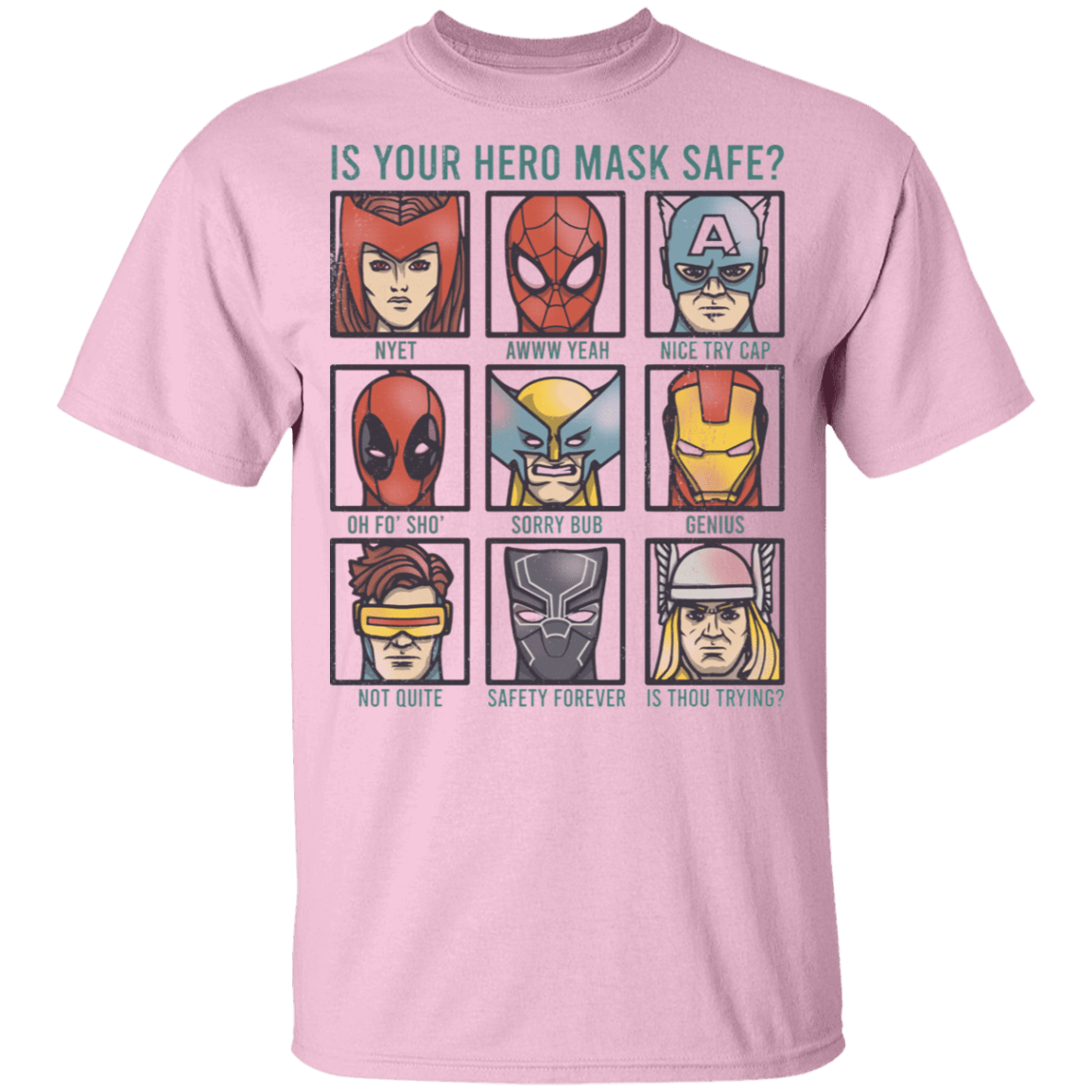 Is Your Hero Mask Safe Youth T-Shirt
