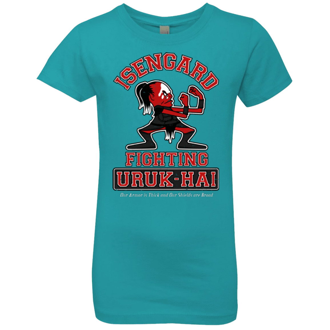 T-Shirts Tahiti Blue / YXS ISENGARD FIGHTING URUKHAI Girls Premium T-Shirt