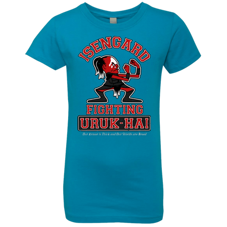 T-Shirts Turquoise / YXS ISENGARD FIGHTING URUKHAI Girls Premium T-Shirt