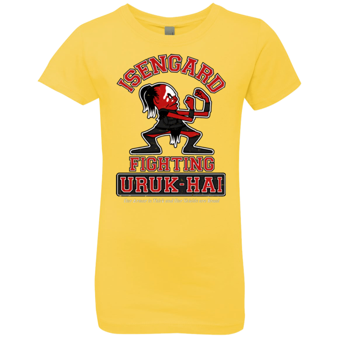 T-Shirts Vibrant Yellow / YXS ISENGARD FIGHTING URUKHAI Girls Premium T-Shirt