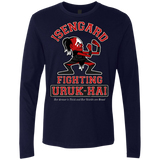 T-Shirts Midnight Navy / Small ISENGARD FIGHTING URUKHAI Men's Premium Long Sleeve