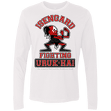 T-Shirts White / Small ISENGARD FIGHTING URUKHAI Men's Premium Long Sleeve