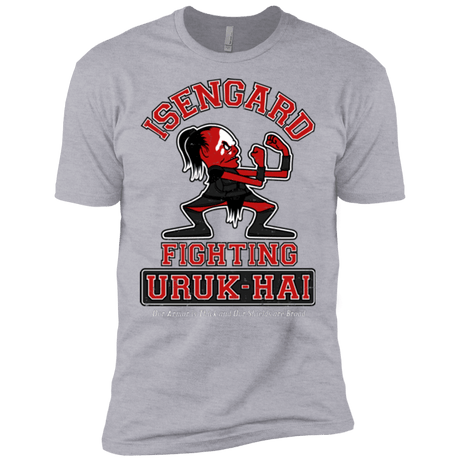 T-Shirts Heather Grey / X-Small ISENGARD FIGHTING URUKHAI Men's Premium T-Shirt