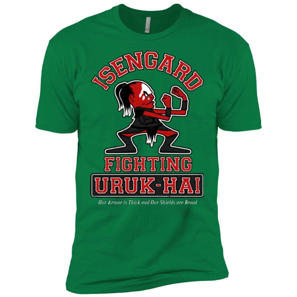 T-Shirts Kelly Green / X-Small ISENGARD FIGHTING URUKHAI Men's Premium T-Shirt