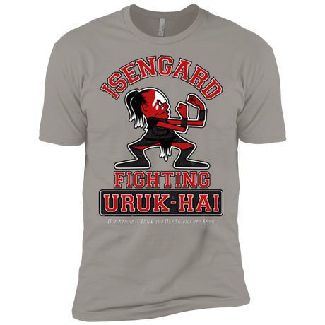 T-Shirts Light Grey / X-Small ISENGARD FIGHTING URUKHAI Men's Premium T-Shirt