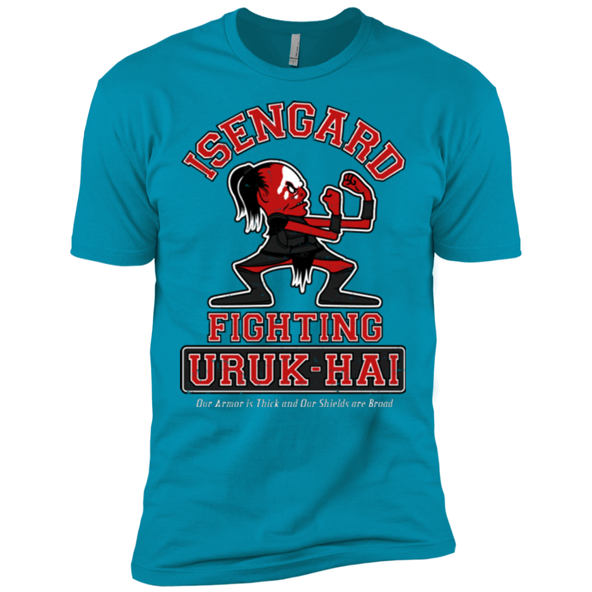 T-Shirts Turquoise / X-Small ISENGARD FIGHTING URUKHAI Men's Premium T-Shirt