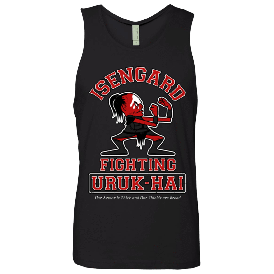 T-Shirts Black / Small ISENGARD FIGHTING URUKHAI Men's Premium Tank Top