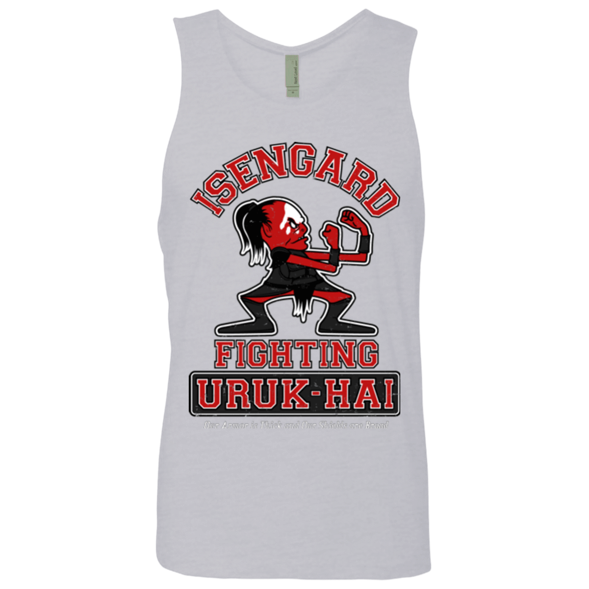 T-Shirts Heather Grey / Small ISENGARD FIGHTING URUKHAI Men's Premium Tank Top