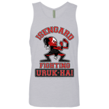 T-Shirts Heather Grey / Small ISENGARD FIGHTING URUKHAI Men's Premium Tank Top