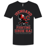 T-Shirts Black / X-Small ISENGARD FIGHTING URUKHAI Men's Premium V-Neck