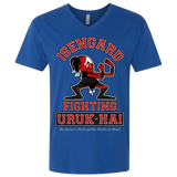 T-Shirts Royal / X-Small ISENGARD FIGHTING URUKHAI Men's Premium V-Neck