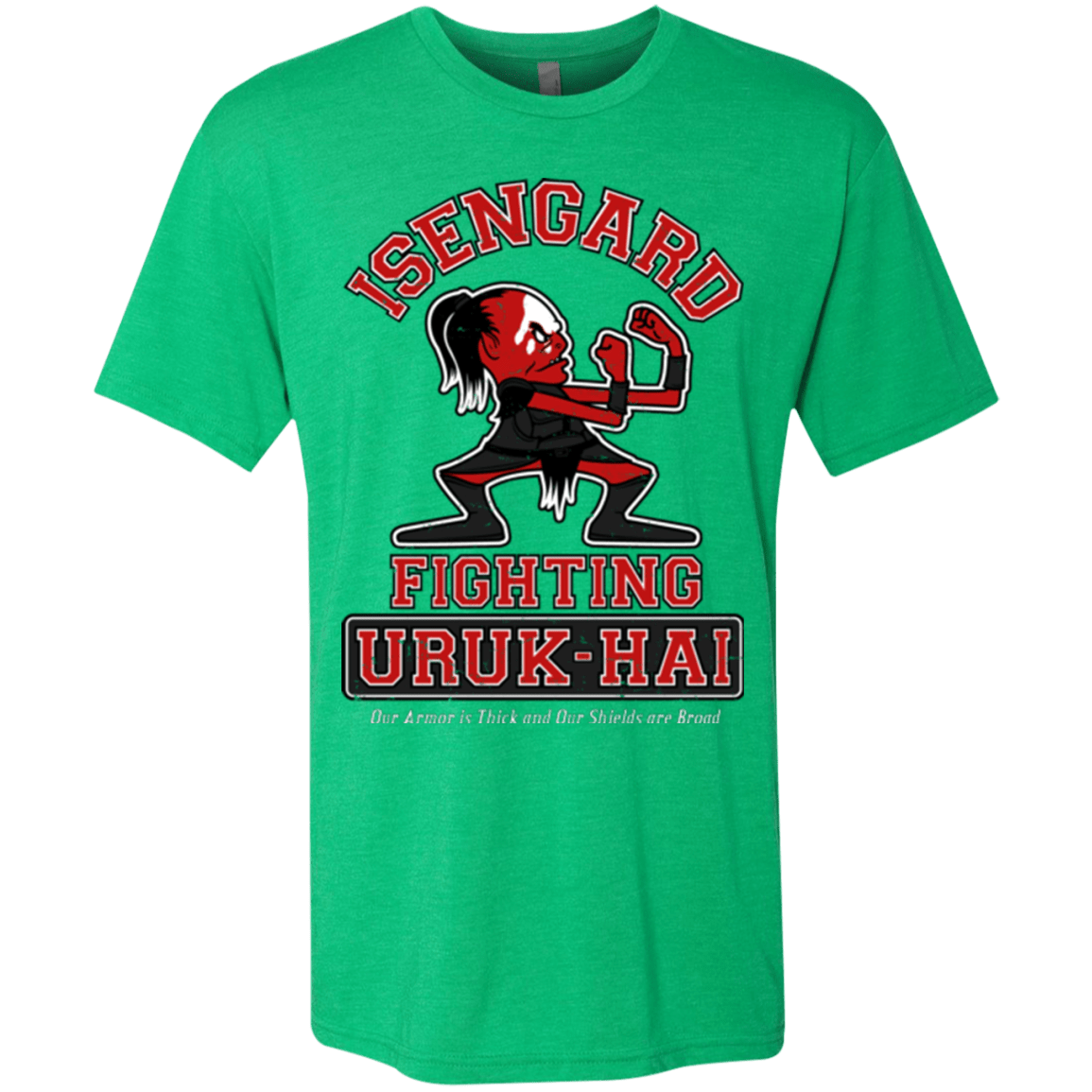 T-Shirts Envy / Small ISENGARD FIGHTING URUKHAI Men's Triblend T-Shirt