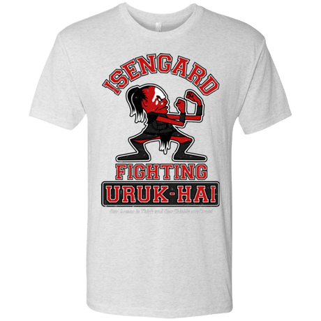 T-Shirts Heather White / Small ISENGARD FIGHTING URUKHAI Men's Triblend T-Shirt