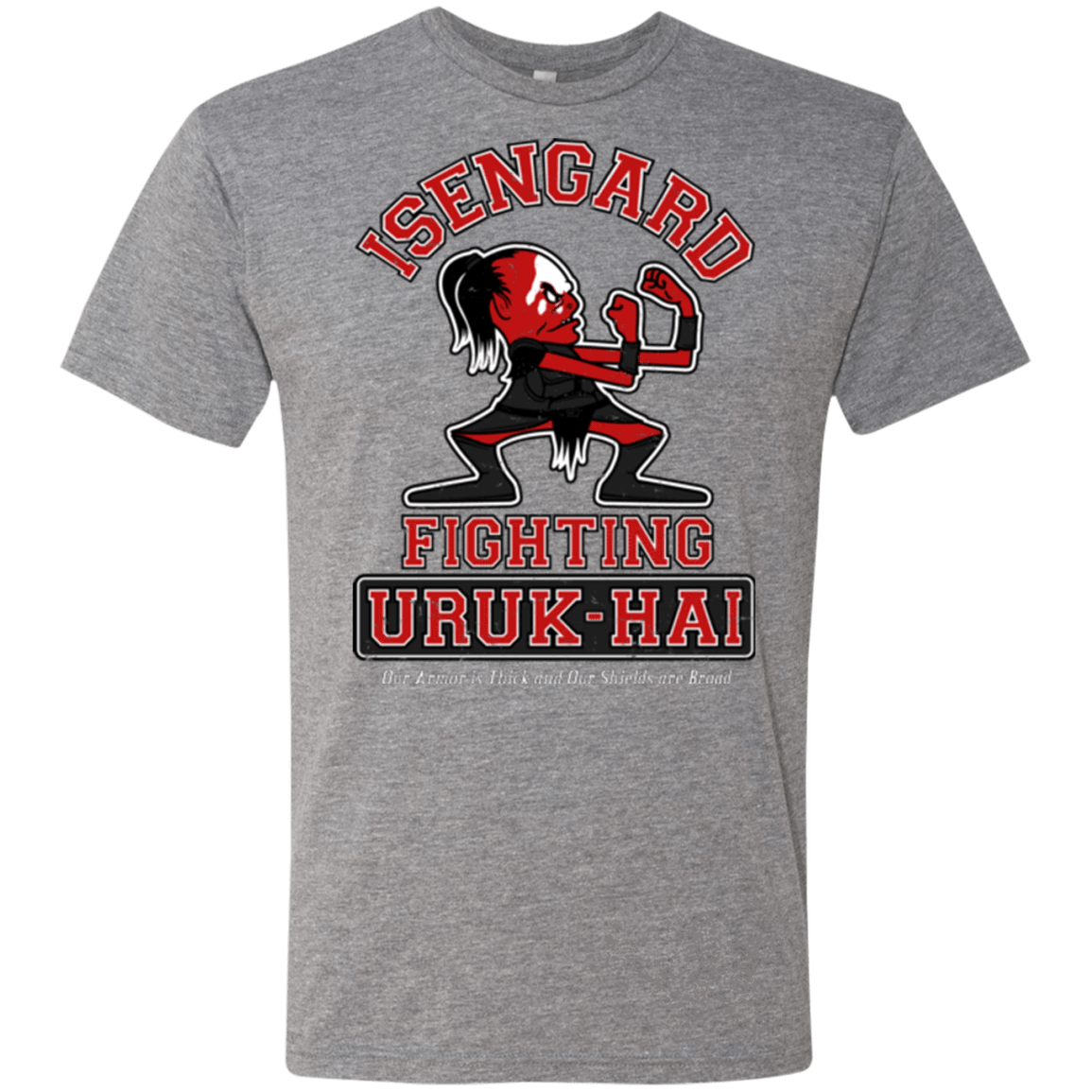 T-Shirts Premium Heather / Small ISENGARD FIGHTING URUKHAI Men's Triblend T-Shirt
