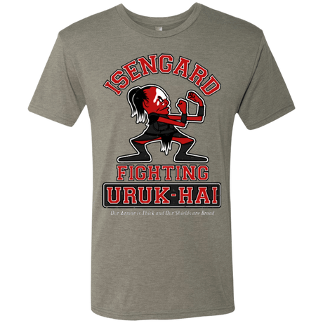 T-Shirts Venetian Grey / Small ISENGARD FIGHTING URUKHAI Men's Triblend T-Shirt