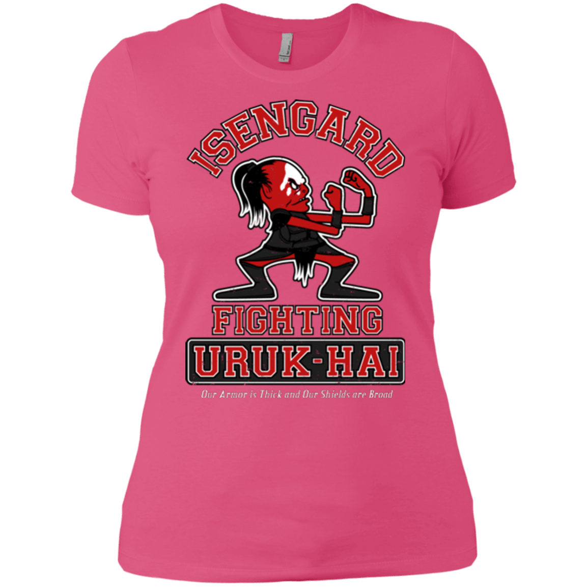 T-Shirts Hot Pink / X-Small ISENGARD FIGHTING URUKHAI Women's Premium T-Shirt