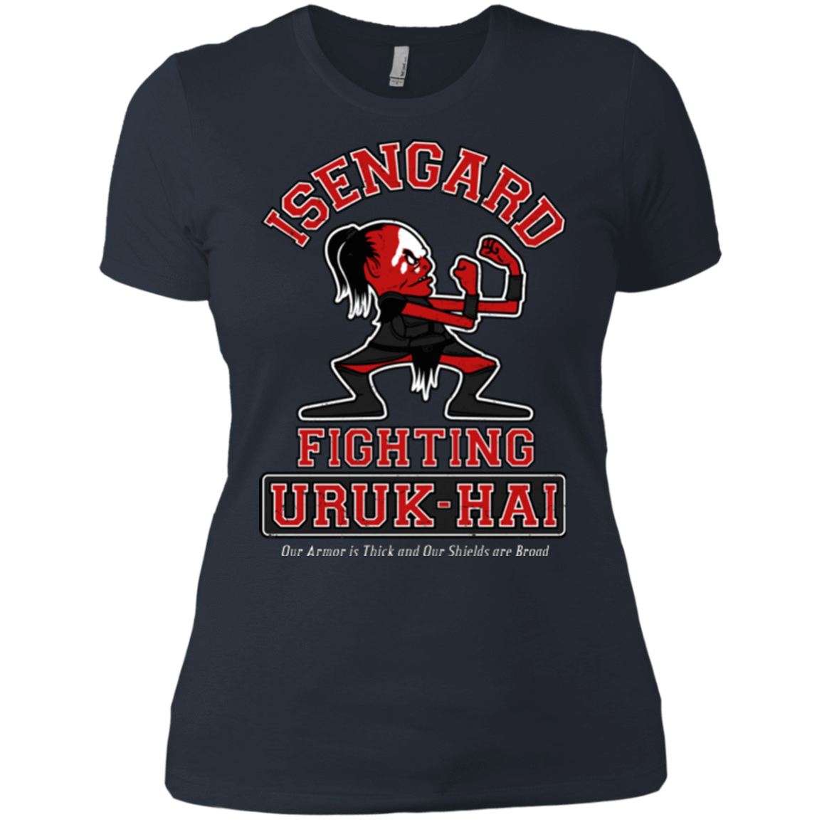 T-Shirts Indigo / X-Small ISENGARD FIGHTING URUKHAI Women's Premium T-Shirt