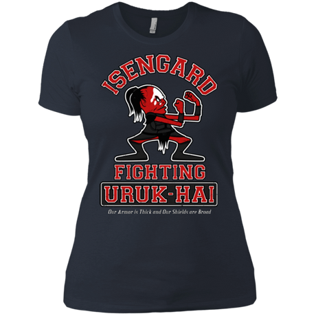 T-Shirts Indigo / X-Small ISENGARD FIGHTING URUKHAI Women's Premium T-Shirt