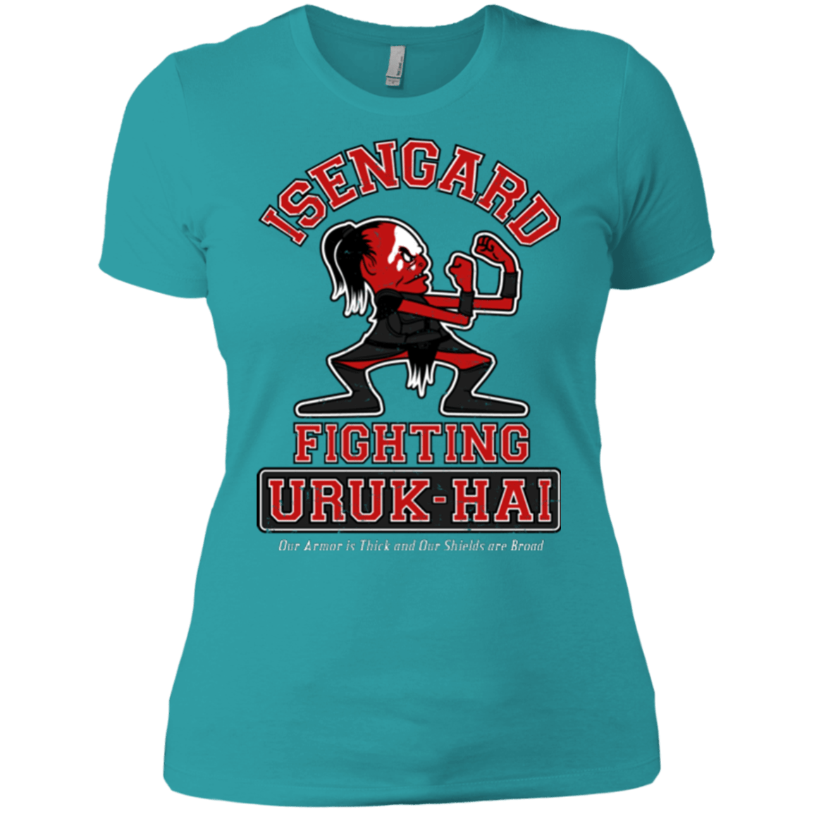 T-Shirts Tahiti Blue / X-Small ISENGARD FIGHTING URUKHAI Women's Premium T-Shirt