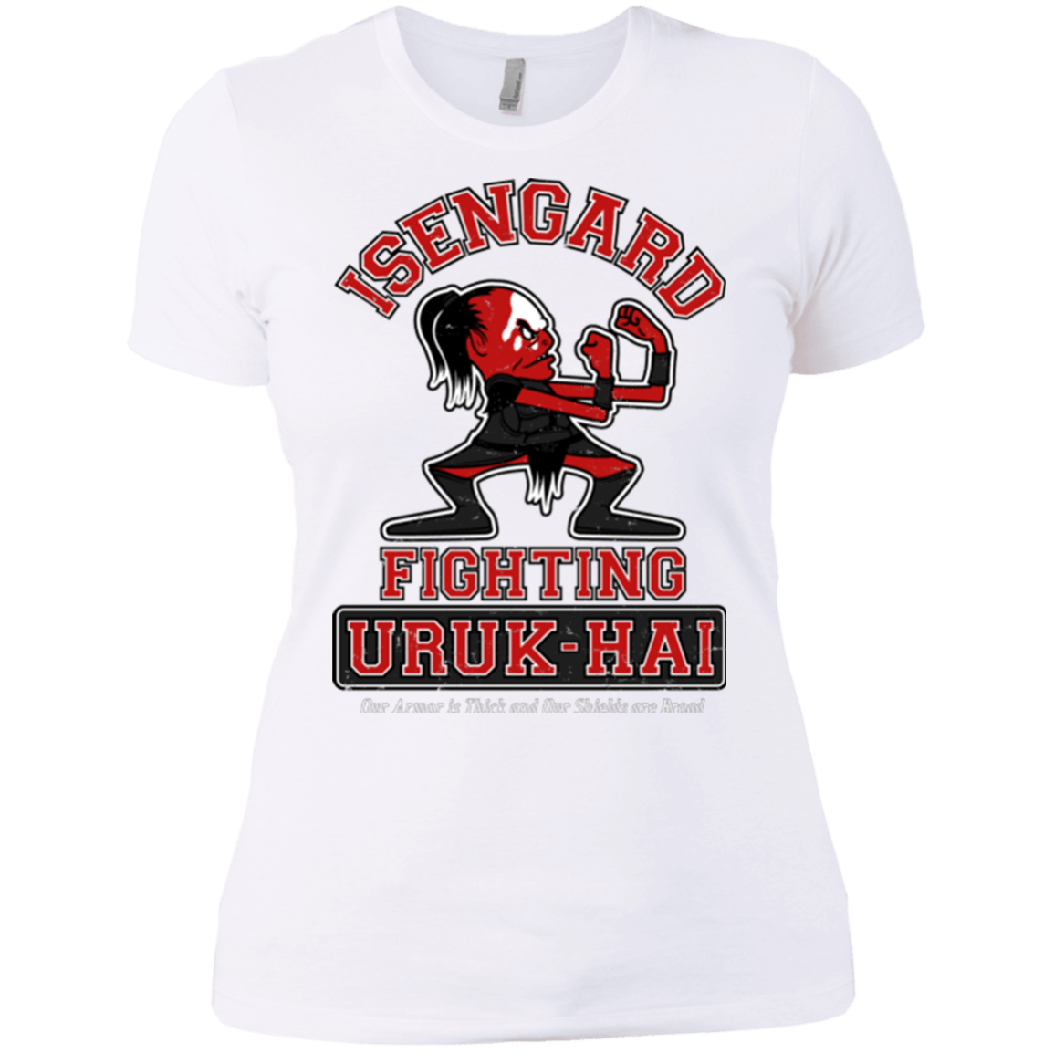 T-Shirts White / X-Small ISENGARD FIGHTING URUKHAI Women's Premium T-Shirt