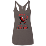 T-Shirts Macchiato / X-Small ISENGARD FIGHTING URUKHAI Women's Triblend Racerback Tank