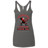 T-Shirts Premium Heather / X-Small ISENGARD FIGHTING URUKHAI Women's Triblend Racerback Tank