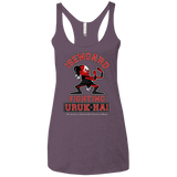 T-Shirts Vintage Purple / X-Small ISENGARD FIGHTING URUKHAI Women's Triblend Racerback Tank