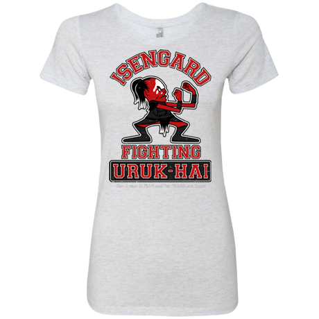 T-Shirts Heather White / Small ISENGARD FIGHTING URUKHAI Women's Triblend T-Shirt