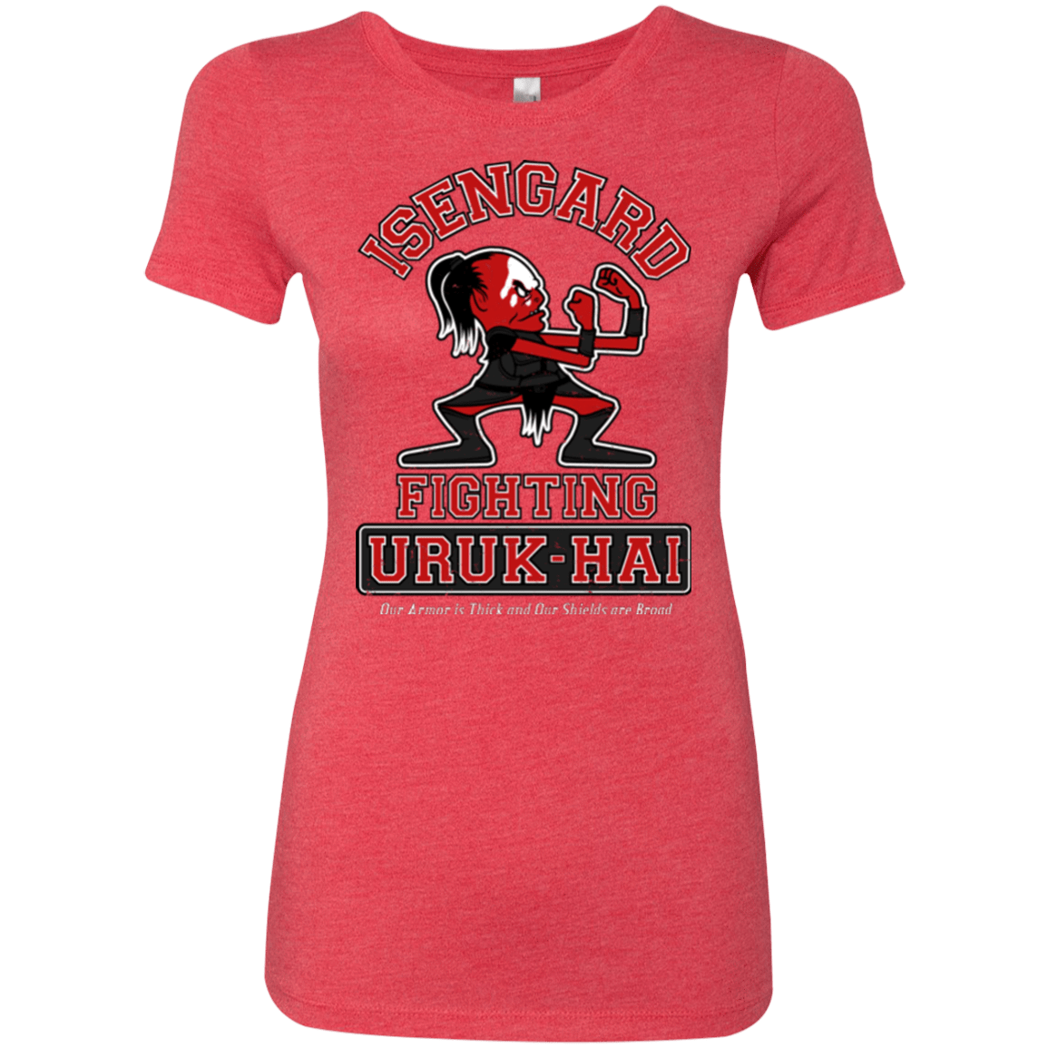 T-Shirts Vintage Red / Small ISENGARD FIGHTING URUKHAI Women's Triblend T-Shirt