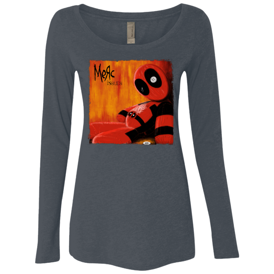 T-Shirts Vintage Navy / Small Issues Women's Triblend Long Sleeve Shirt