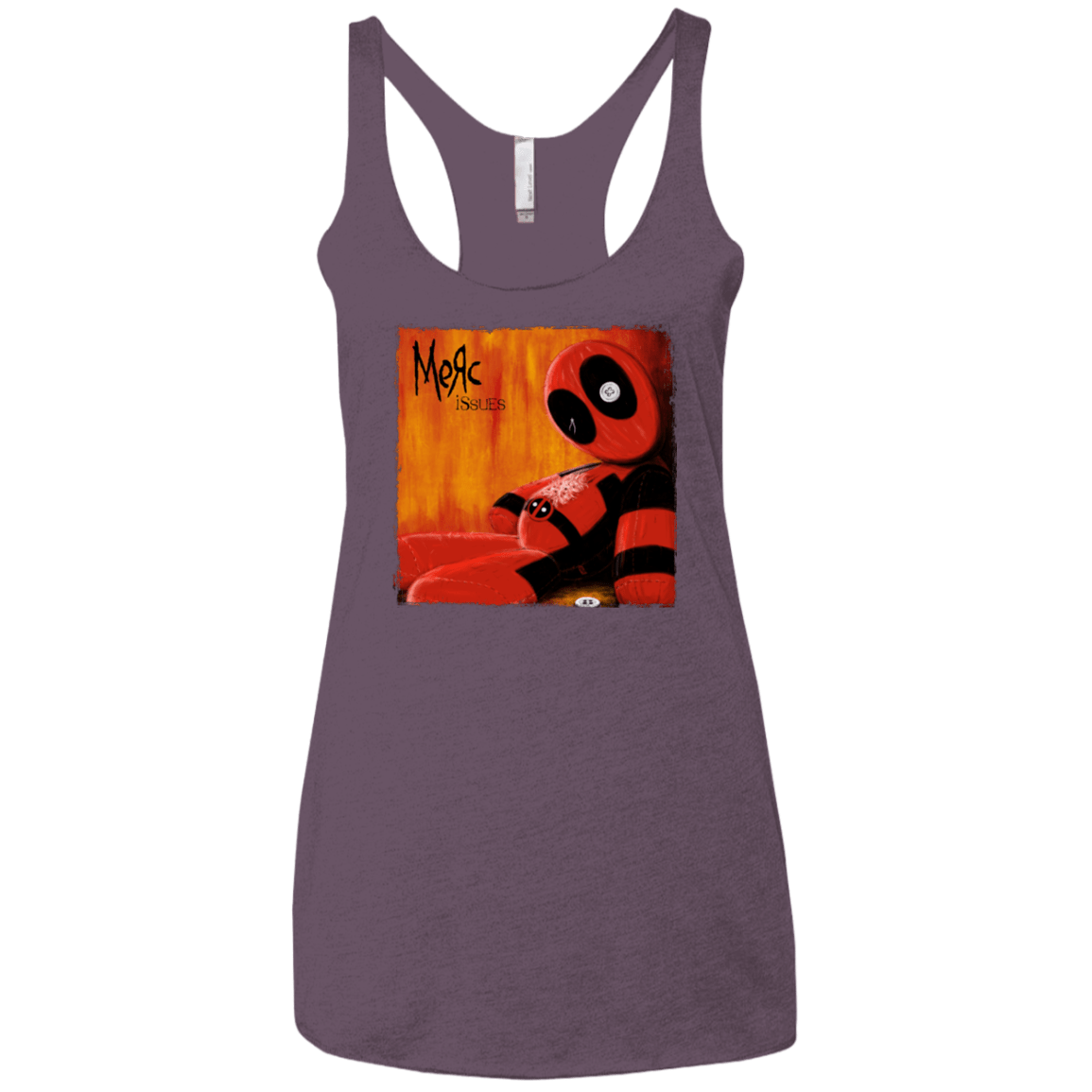 T-Shirts Vintage Purple / X-Small Issues Women's Triblend Racerback Tank
