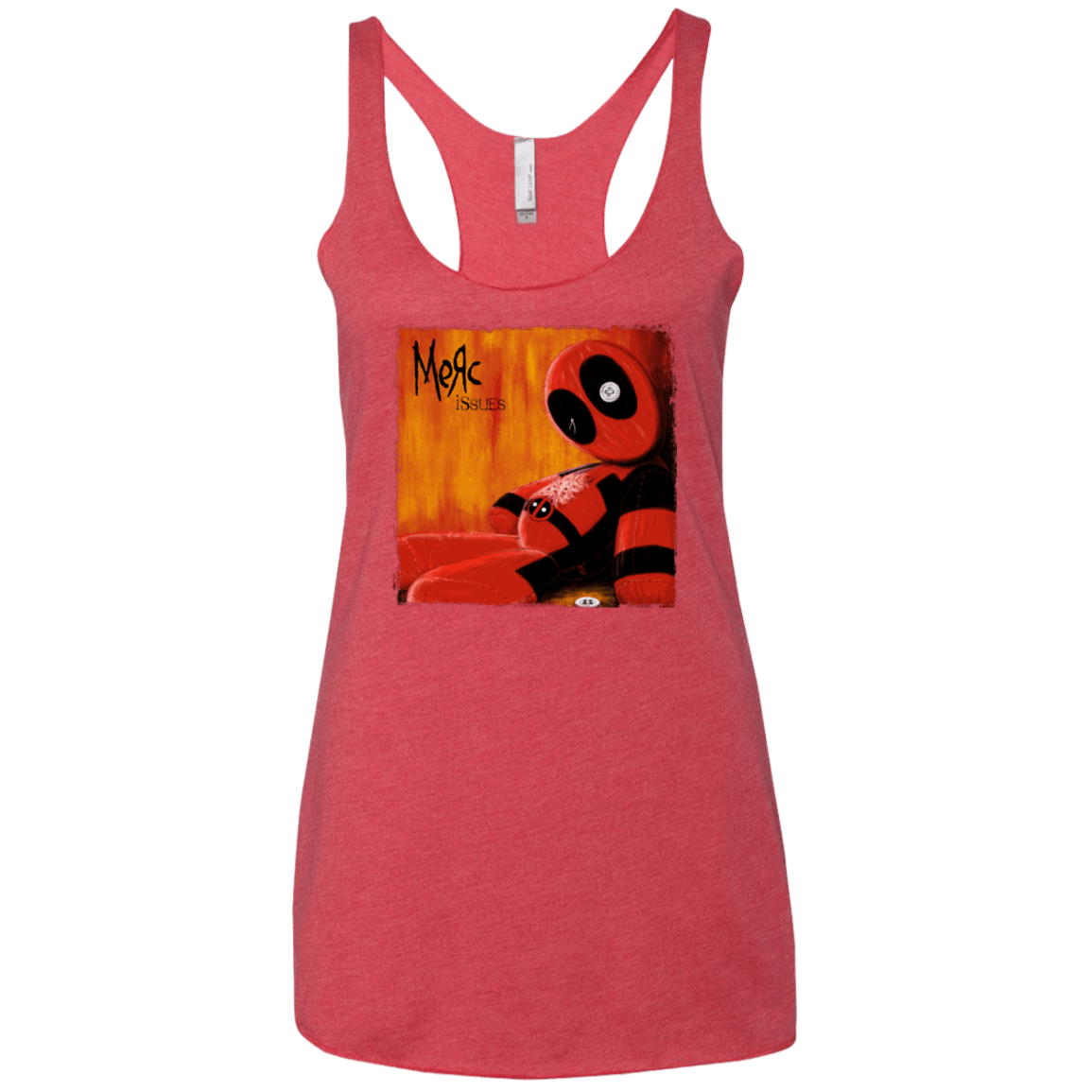 T-Shirts Vintage Red / X-Small Issues Women's Triblend Racerback Tank