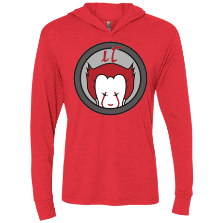 T-Shirts Vintage Red / X-Small IT 3 (2) Triblend Long Sleeve Hoodie Tee